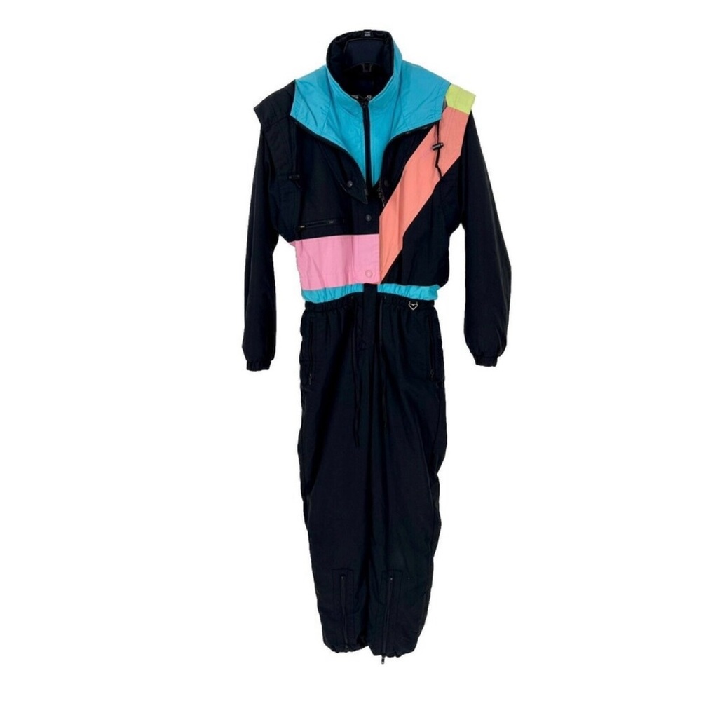 VTG Obermeier One Piece Snow Suit Bib
Colorblock Sphere Retro Size 6